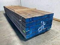 Azobé hardhouten paal fijnbezaagd 400x10x10 cm (15x) - afbeelding 1 van  6