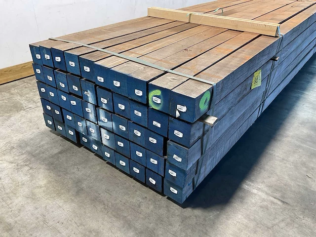Azobé hardhouten paal fijnbezaagd 400x10x10 cm (15x) - afbeelding 4 van  6