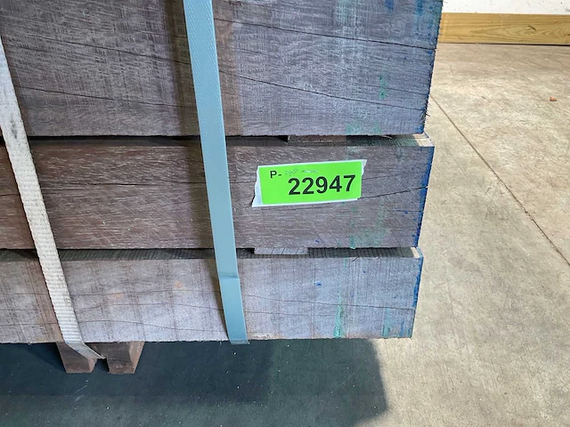 Azobé hardhouten paal fijnbezaagd 400x10x10 cm (15x) - afbeelding 5 van  6