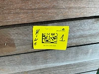 Azobé hardhouten paal fijnbezaagd 400x10x10 cm (15x) - afbeelding 6 van  6