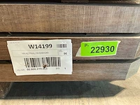 Azobé hardhouten paal fijnbezaagd gepunt 250x6x6 cm (96x) - afbeelding 5 van  5