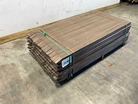 Azobé hardhouten paal geschaafd gepunt 180x6,5x6,5 cm (42x) - afbeelding 4 van  7
