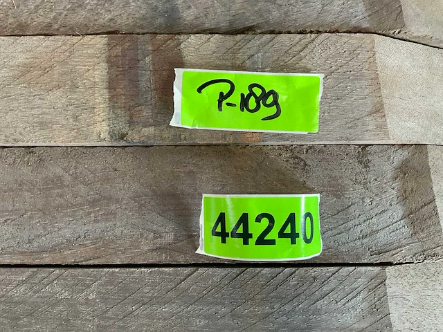 Azobé hardhouten tuinpaal gepunt 300x7x7 cm (98x) - afbeelding 5 van  5