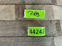 Azobé hardhouten tuinpaal gepunt 300x7x7 cm (98x) - afbeelding 5 van  5