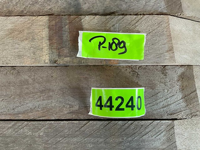 Azobé hardhouten tuinpaal gepunt 300x7x7 cm (98x) - afbeelding 5 van  5