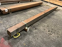 Azobé paal 120x120 mm - afbeelding 1 van  4