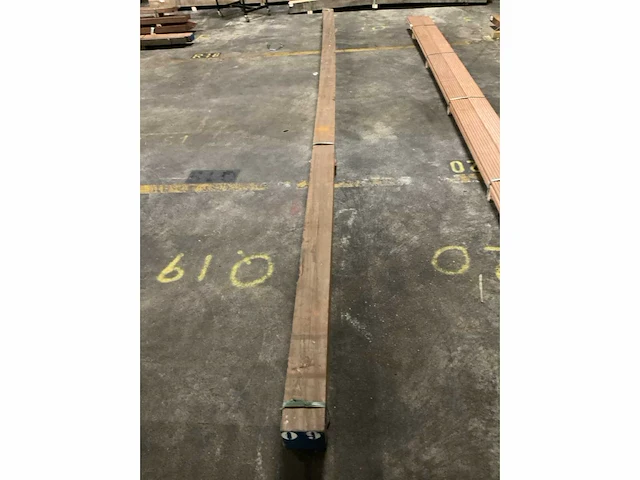 Azobé paal 150x150 mm - afbeelding 4 van  4