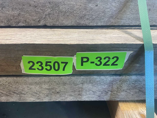 Azobé paal fijnbezaagd gepunt 275x7x7 cm (29x) - afbeelding 5 van  5