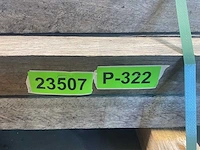 Azobé paal fijnbezaagd gepunt 275x7x7 cm (29x) - afbeelding 5 van  5