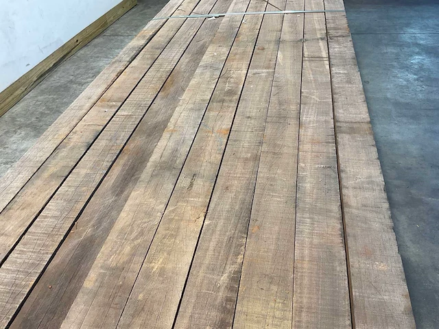 Azobé paal fijnbezaagd gepunt 400x10x10 cm (19x) - afbeelding 4 van  6