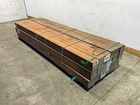 Azobé paal met diamantkop 300x14x14 cm (9x) - afbeelding 1 van  8
