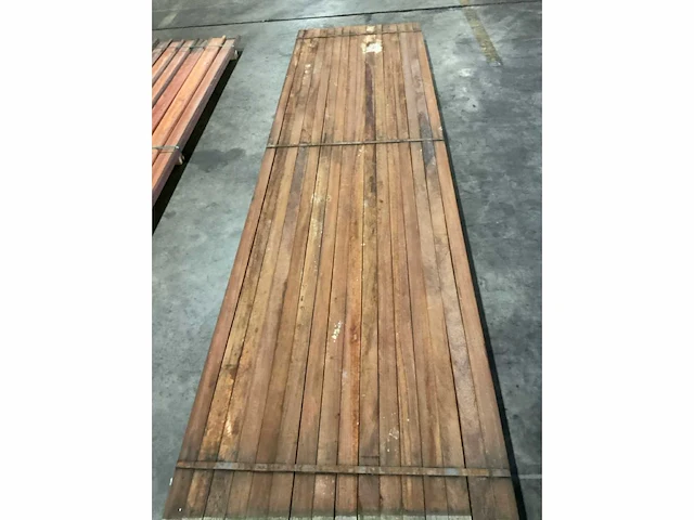 Azobé palen 60x60 mm (16x) - afbeelding 5 van  5