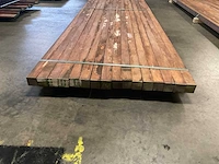Azobé palen 60x60 mm (16x) - afbeelding 4 van  5