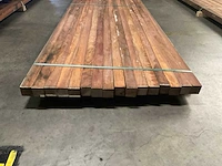 Azobé palen 60x60 mm (16x) - afbeelding 4 van  5