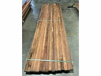Azobé palen 60x60 mm (16x) - afbeelding 5 van  5