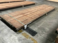 Azobé palen 60x60 mm (16x) - afbeelding 1 van  5
