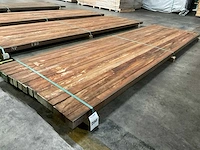 Azobé palen 60x60 mm (16x) - afbeelding 1 van  5