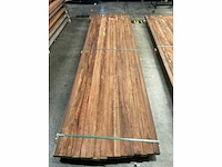 Azobé palen 60x60 mm (16x) - afbeelding 5 van  5
