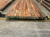 Azobé palen 60x60 mm (16x) - afbeelding 2 van  5
