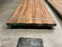 Azobé palen 60x60 mm (16x) - afbeelding 4 van  5