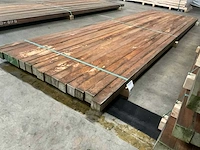 Azobé palen 60x60 mm (16x) - afbeelding 1 van  5