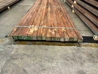 Azobé palen 60x60 mm (16x) - afbeelding 2 van  5