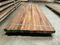 Azobé palen 60x60 mm (16x) - afbeelding 4 van  5
