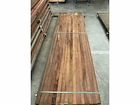 Azobé palen 60x60 mm (16x) - afbeelding 5 van  5