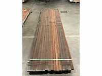 Azobé palen 60x60 mm (16x) - afbeelding 5 van  5