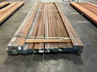 Azobé palen 60x60 mm (20x) - afbeelding 4 van  5