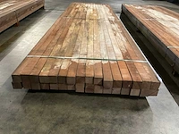 Azobé palen 60x60 mm (32x) - afbeelding 2 van  5