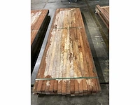 Azobé palen 60x60 mm (32x) - afbeelding 5 van  5