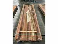 Azobé palen 60x60 mm (34x) - afbeelding 5 van  5
