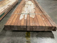 Azobé palen 60x60 mm (34x) - afbeelding 2 van  5