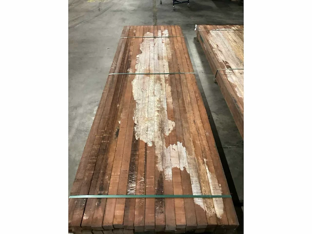 Azobé palen 60x60 mm (34x) - afbeelding 5 van  5