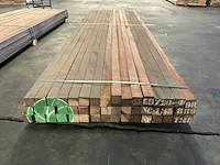 Azobé palen 60x60 mm (48x) - afbeelding 4 van  5