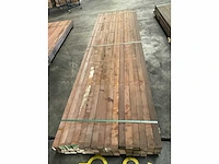 Azobé palen 60x60 mm (48x) - afbeelding 5 van  5