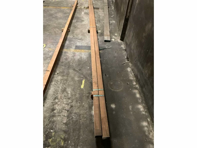 Azobé palen 80x80 mm (2x) - afbeelding 4 van  4