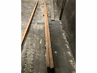 Azobé palen 80x80 mm (2x) - afbeelding 4 van  4