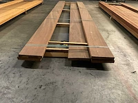 Azobé plank geschaafd 35x230 mm (5x) - afbeelding 4 van  6