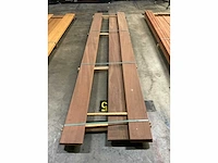 Azobé plank geschaafd 35x230 mm (5x) - afbeelding 5 van  6