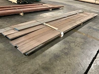 Azobé planken 20x145 mm (9x) - afbeelding 1 van  5