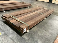 Azobé planken geschaafd 35x140 mm (24x) - afbeelding 1 van  6