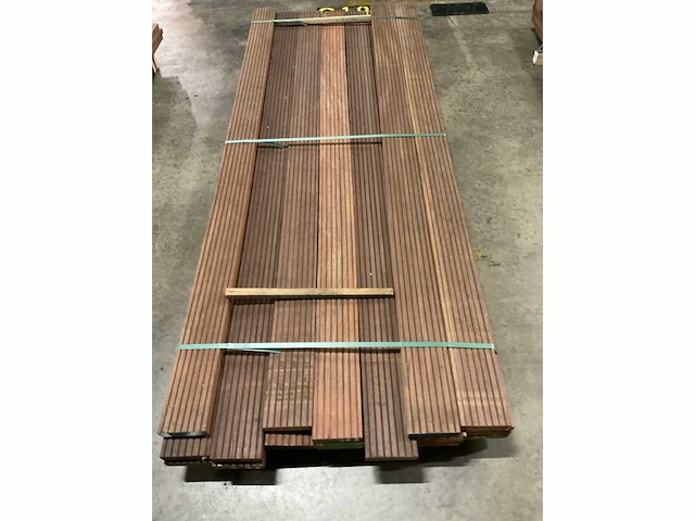 Azobé planken geschaafd 35x140 mm (24x) - afbeelding 5 van  6