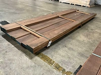 Azobé planken geschaafd 45x140 mm (10x) - afbeelding 1 van  6