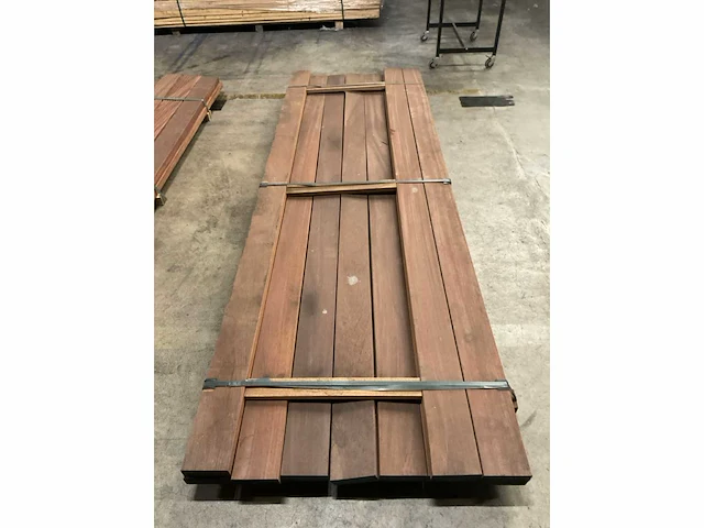 Azobé planken geschaafd 45x140 mm (10x) - afbeelding 5 van  6