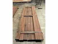 Azobé planken geschaafd 45x140 mm (10x) - afbeelding 5 van  6