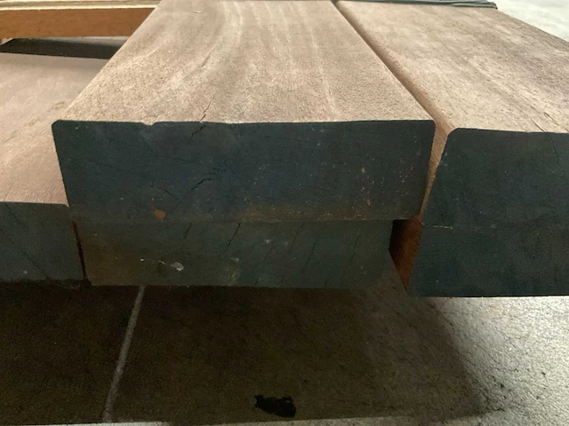 Azobé planken geschaafd 45x140 mm (10x) - afbeelding 6 van  6