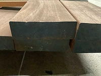 Azobé planken geschaafd 45x140 mm (10x) - afbeelding 6 van  6