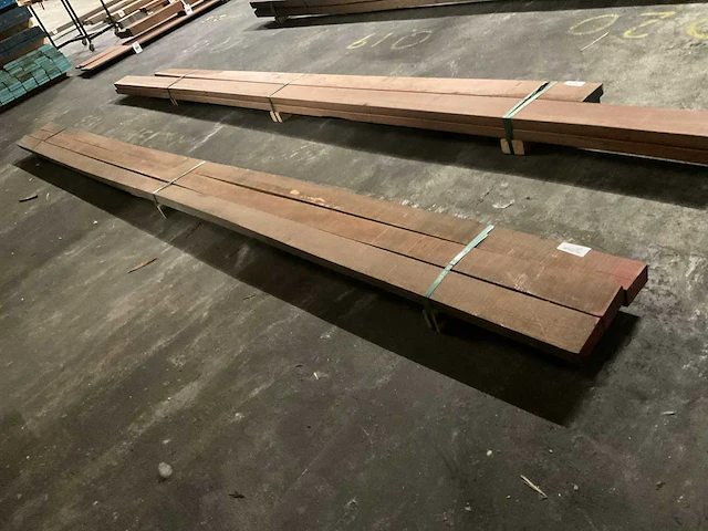 Azobé regel 50x100 mm (3x) - afbeelding 2 van  3
